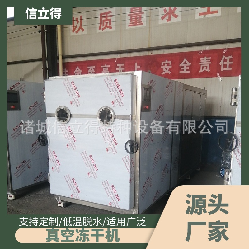 鱿鱼丝真空冻干机 铁皮石斛冻干设备 白菜花低温真空冷冻干燥机
