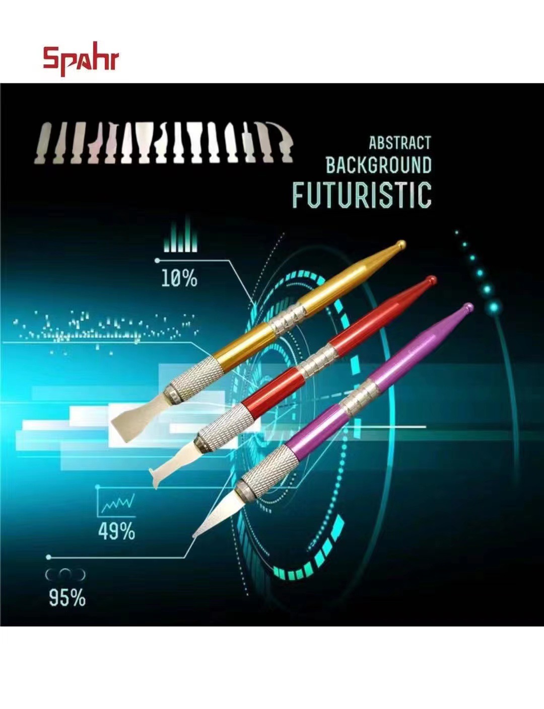 斯帕尔CPU芯片返修刀片套装 全新拆芯片套装 钛合金手柄