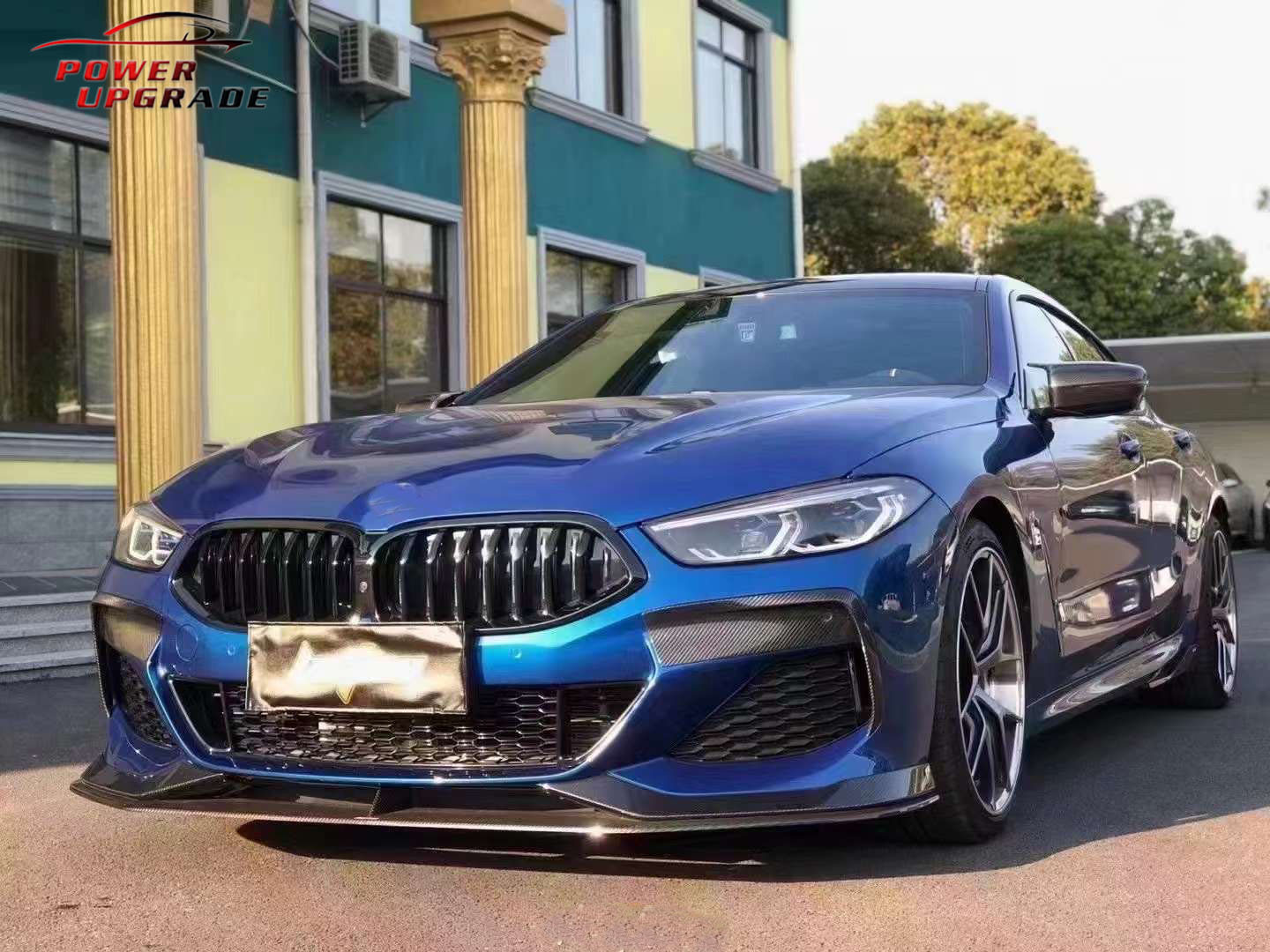 Suitable for BMW 8 Series G14 G15 G16 upgraded AC dry carbon fiber modification kit: front lip, side skirts, rear spoiler, rear lip