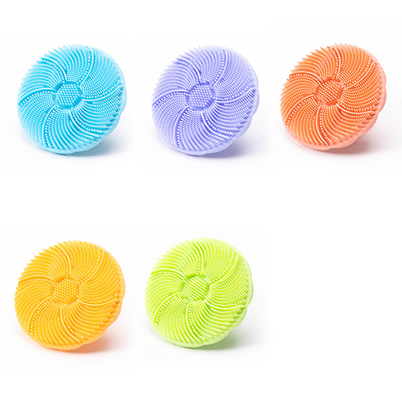 Cepillo de baño de silicona, cepillo de ducha de gel de silicona, cepillo de ducha de espalda, cepillo de limpieza de baño, cepillo de lavado de cabello de doble cara, masaje antiprurito