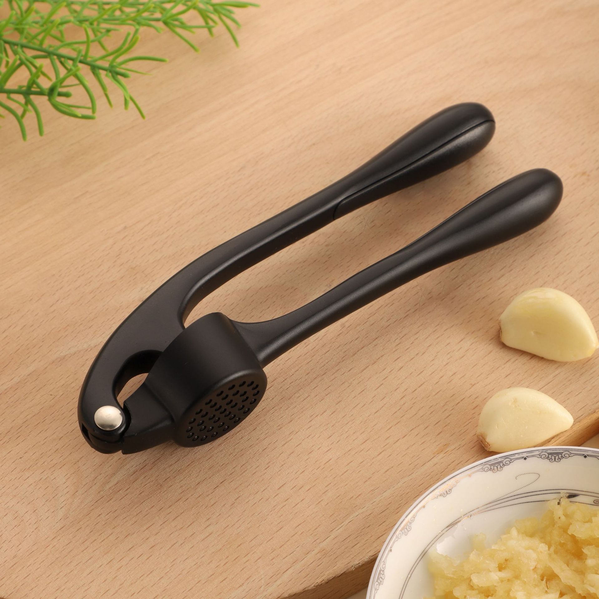 Artefacto de prensa de ajo de puré transfronterizo, cocina