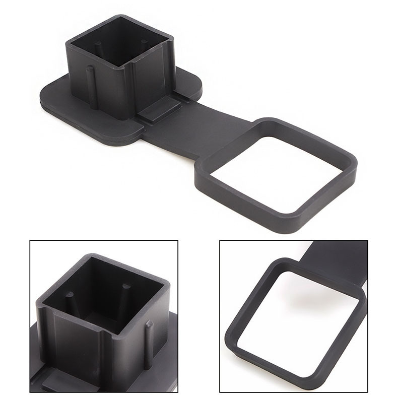 Cross-Border Car Modification Parts: Dust Cover for Trailer Hitch, Square Port Protective Cover, 2-Inch 51mm Towing Cover