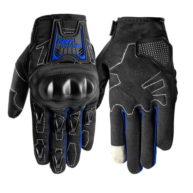 Motocicleta bicicleta guantes de montar suministros pantalla táctil carreras fuera de la carretera al aire libre Caballero completo dedo guantes de protección solar fábrica