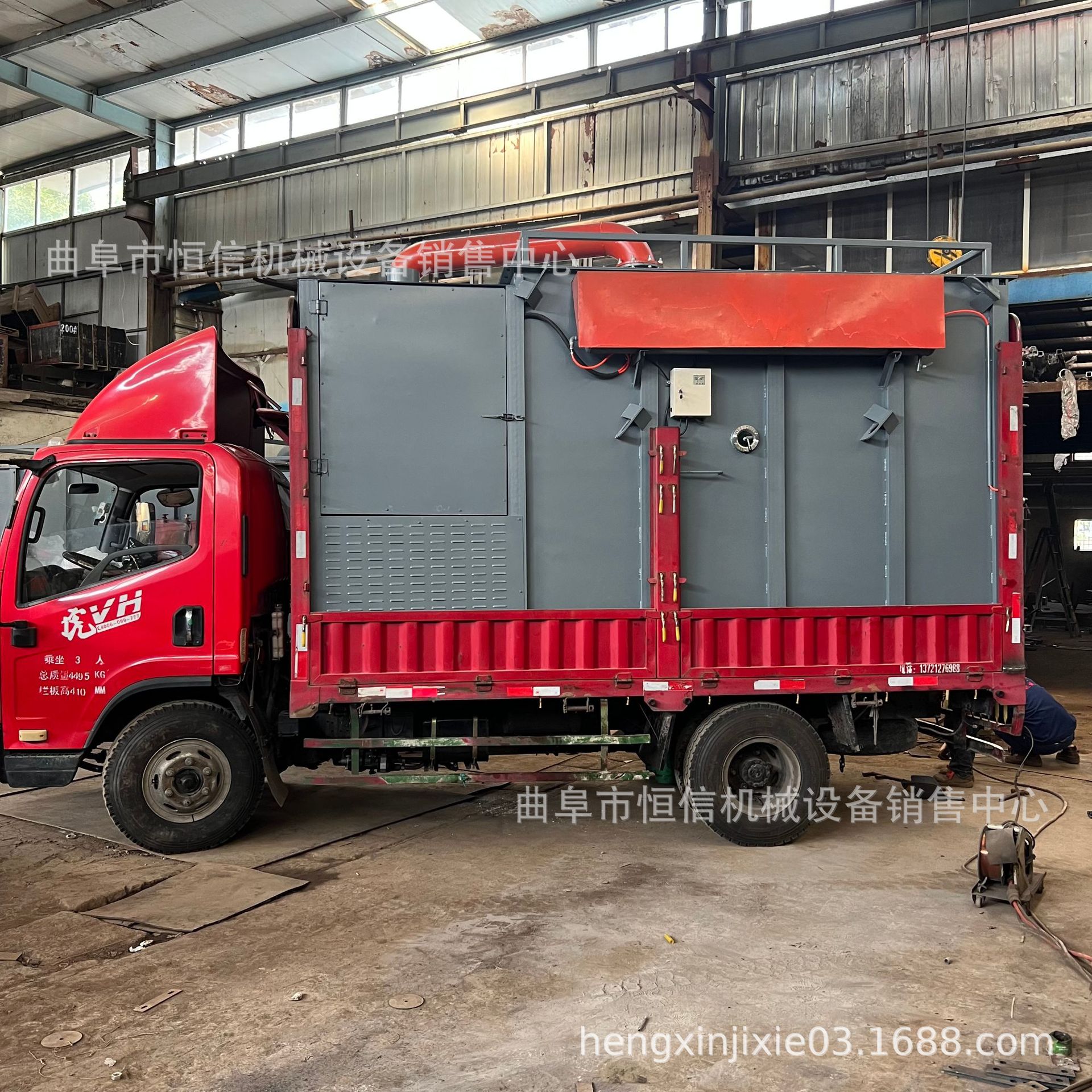 方箱一体车载粉煤灰负压吸尘车zcjb 电厂堆积灰气力吸灰机 直供