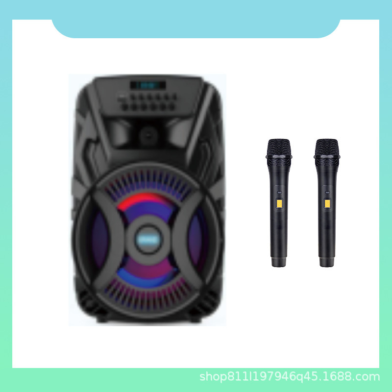 New Cheap Portable Bluetooth Speaker Subwoofer Outdoor Card Cross-Border Gift Desktop Audio with Dual Microphone