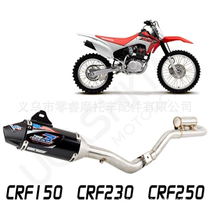CRF150 CRF230 CRF250 Motosiklet Modifikasiya Edilmiş Qaz Borusu Ön Off-road