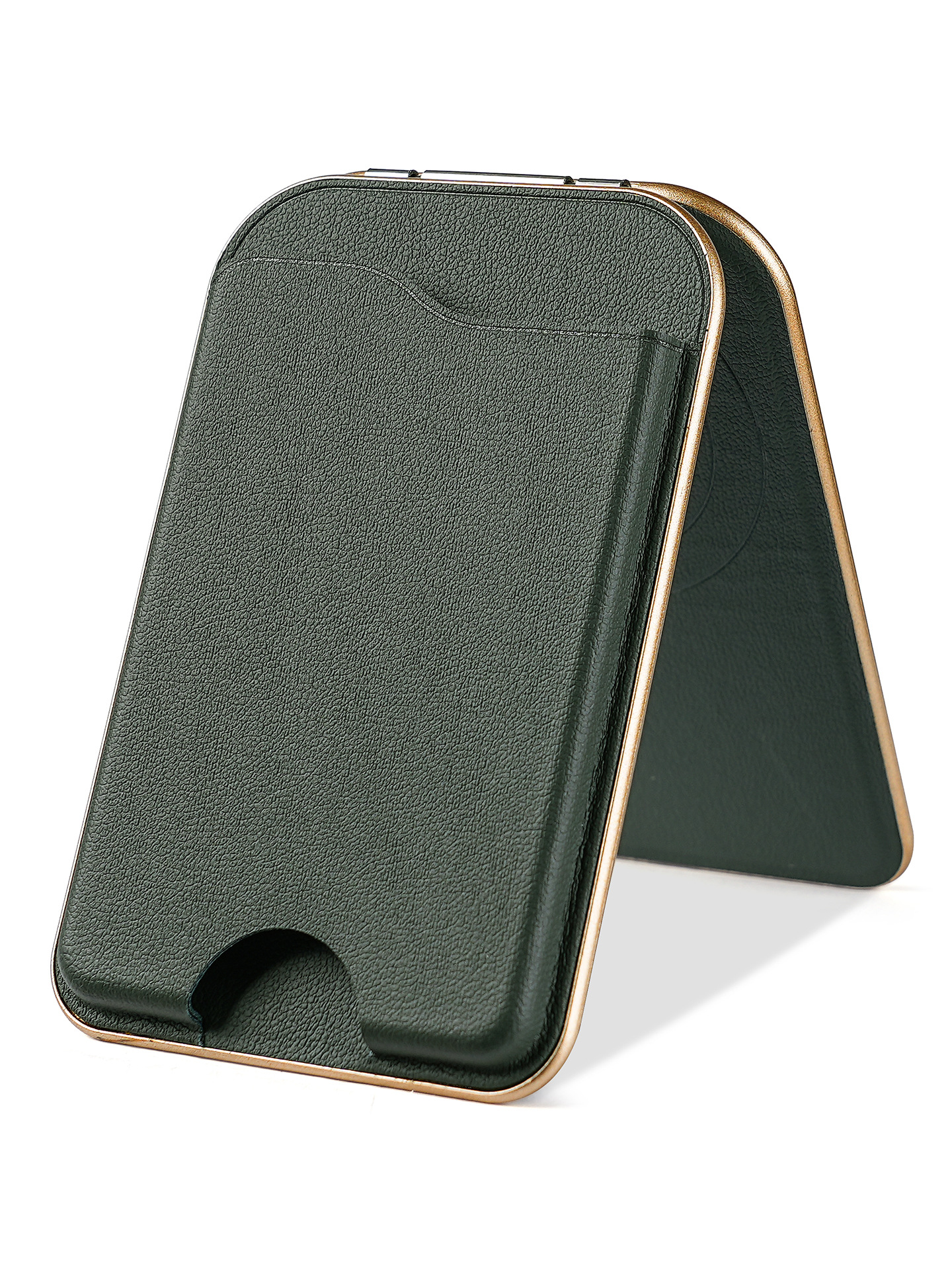 Apple iPhone 13 14 15 16 17 MagSafe portaje de tarjeta magnética con espejo multifuncional