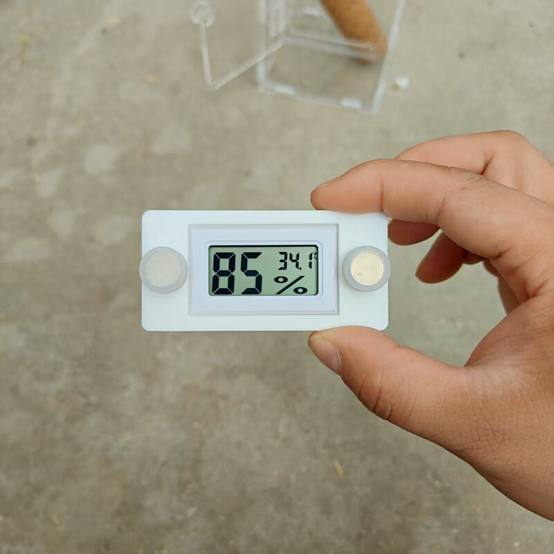 爬虫類ミニ温湿度計爬虫類箱蜘蛛箱飼育箱温湿度計陸亀守宮サソリ|undefined