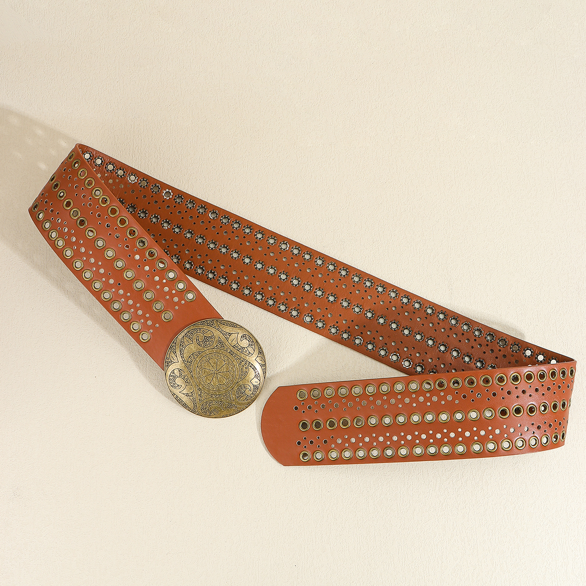 200g Weight Belt Classification 1 Piece Quantity Holiday, Banquet, Daily Occasion Pu Leather, Alloy Material Geometric Pattern Women's Gender Plating Design Retro, Vintage Style, Bohemian Style Retro Vintage Style Bohemian Geometric Pu Leather Alloy Plating Women's Leather Belts 8