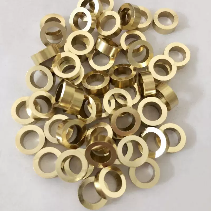 H65毛细黄铜管折弯打孔攻牙电镀加工CNC五金零件定制精密加工定制