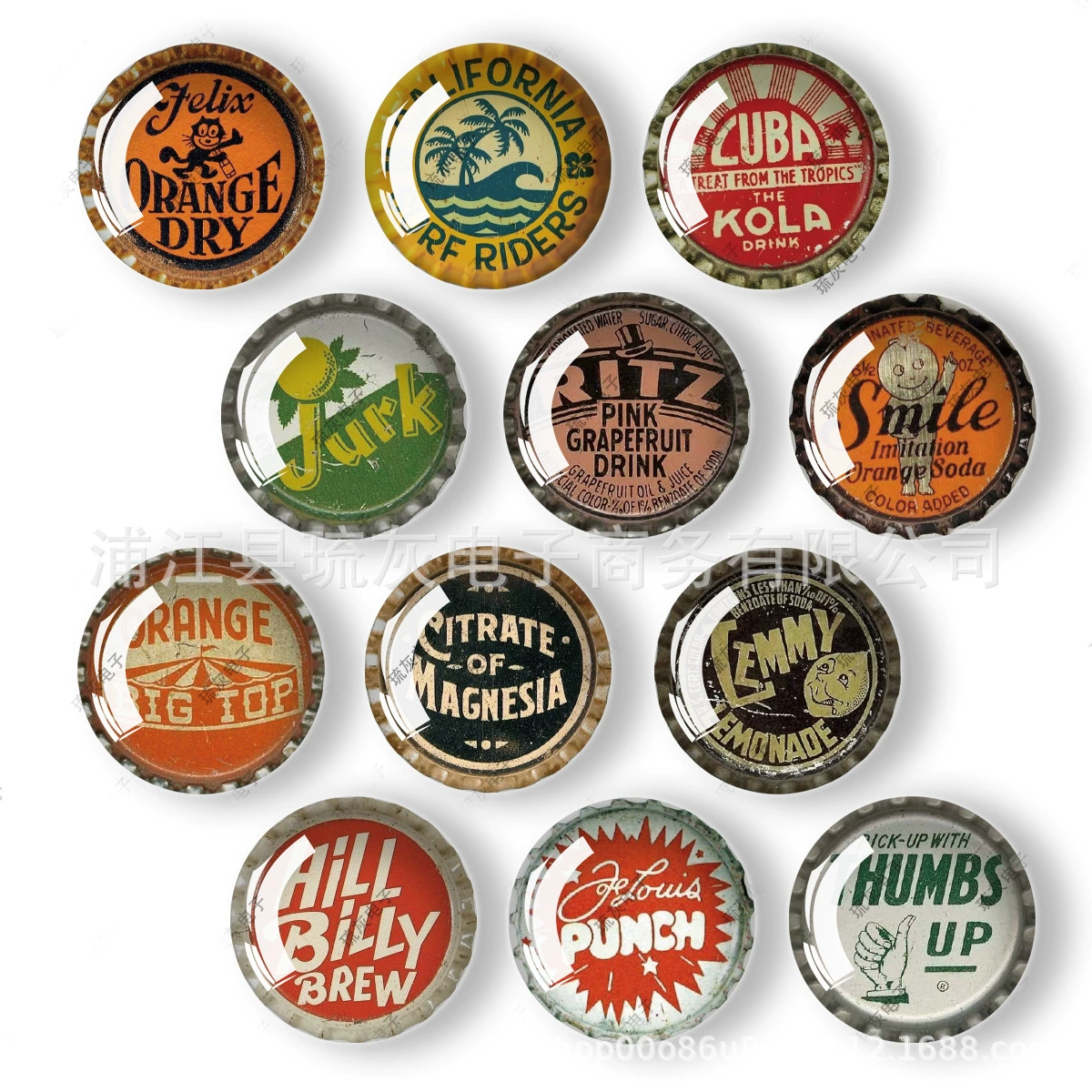 Креативная хрустальная стеклянная наклейка на холодильник магнитный патч декоративная наклейка винтажная крышка от бутылки Amazon