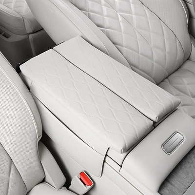 Suitable for Nio Es9 Armrest Box Heightening Protective Cover, Original Car Color Matching Central Armrest Cover Pad, Upgraded Storage Bag (Armrest box pad) - nio-es9-yunbeimi