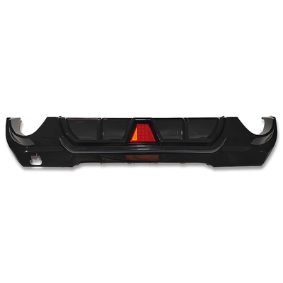 Car Modification Parts, Large Quantity, Fixed wind wing - double-sided-single-outlet-with-illuminated-black-finish