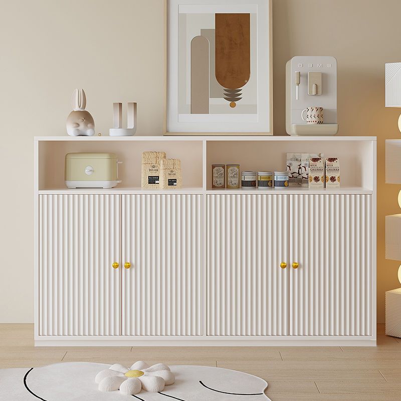 Solid Wood Sideboard Modern Simple Integrated Living Room Wall Storage Tea Cabinet Home Kitchen Side Cabinet Storage Storage