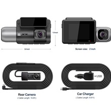 私模M700行车记录仪三录带wifi带GPS  4K 2K记录仪控手机互联