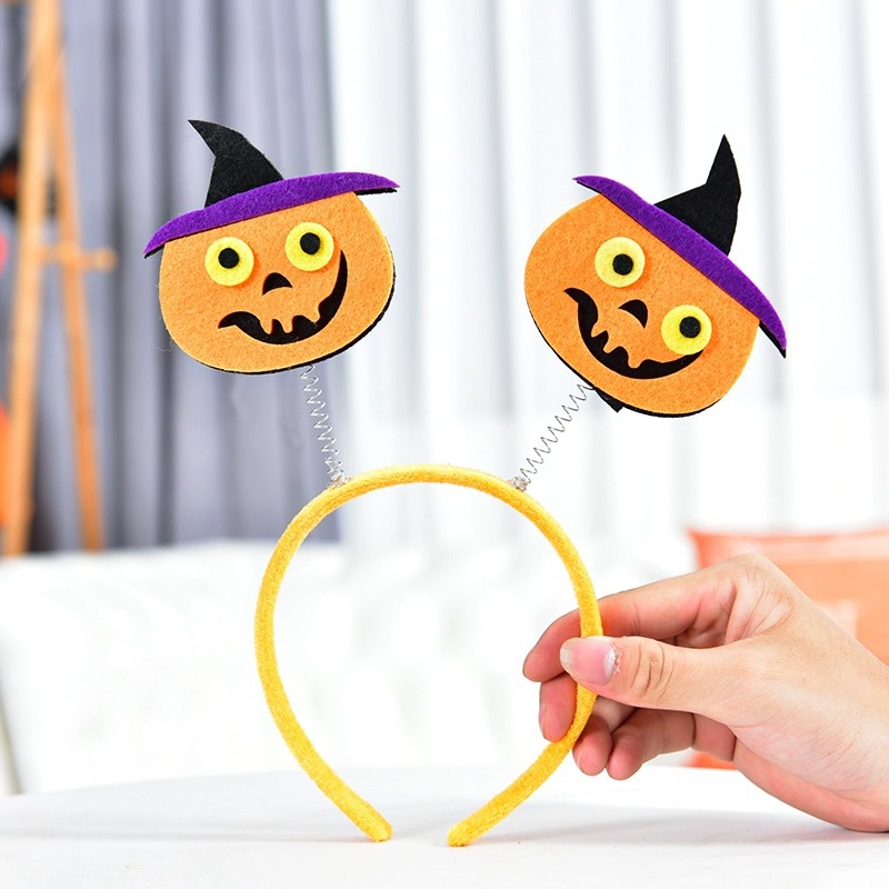 Halloween transfronterizo anillo de cabello personalidad extraña calabaza de alto nivel accesorios accesorios de vestir joyas especiales de cabello