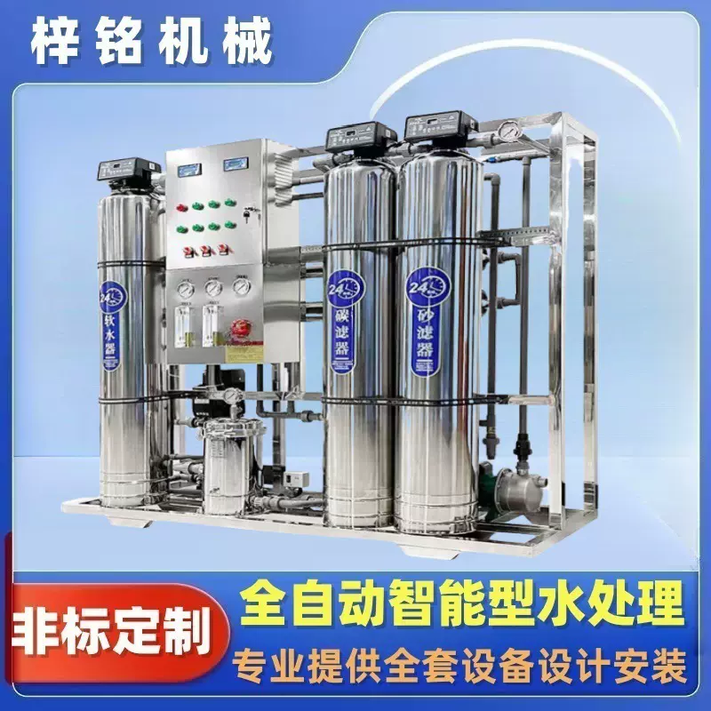 大型工业反渗透纯水处理设备商用型全自动净水器去离子水处理设备