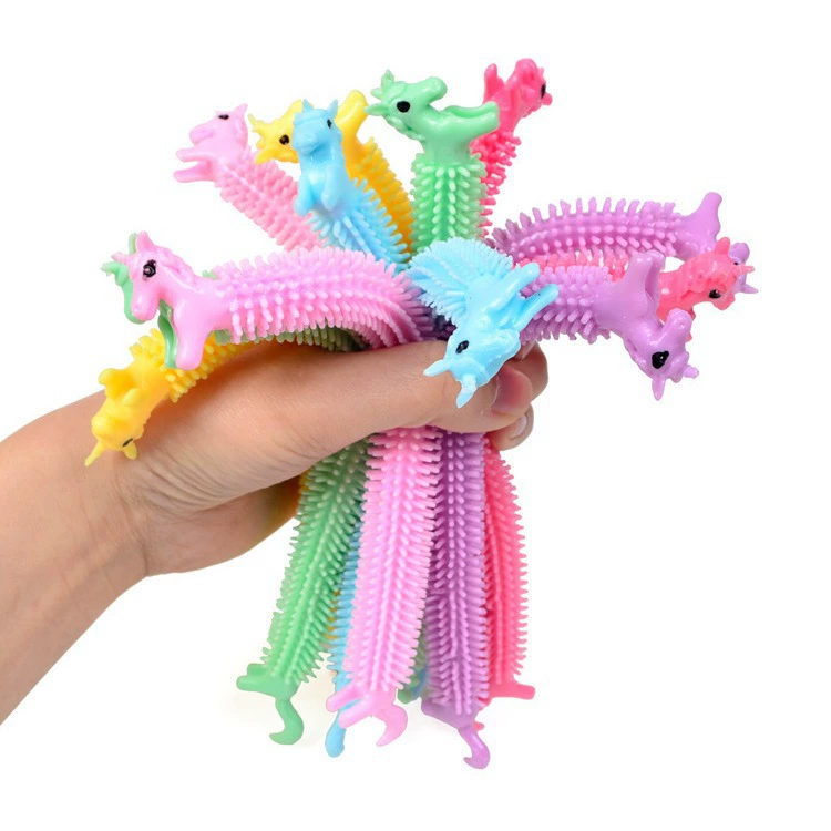 Эластичная игрушка, верёвка, антистресс, гусеница