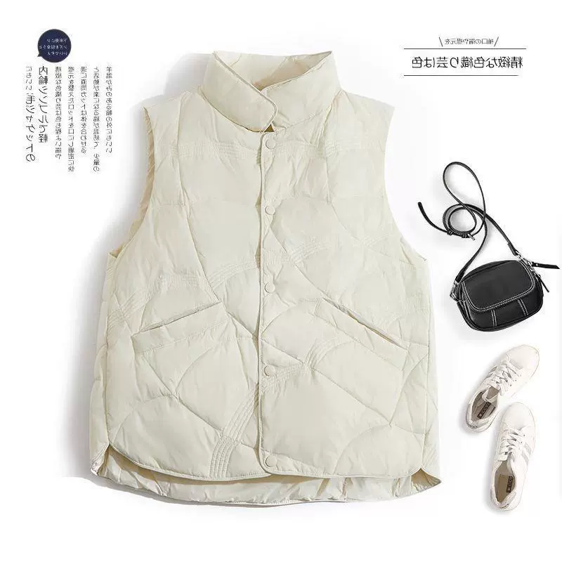 (Cross-border trading), quilted vest with down sleevless, keep warm jacket