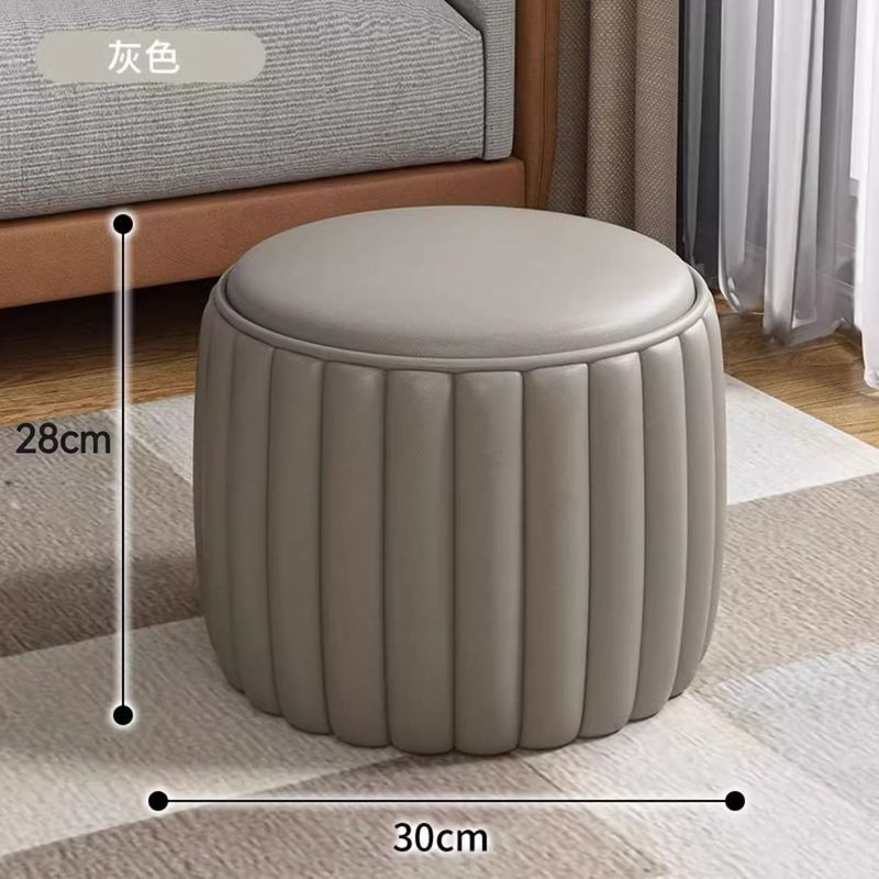 インターネット有名人のカボチャの小さなスツール、家庭用の小さなスツール、低いスツール、リビングルームのソファ、コーヒーテーブルのスツール、丸いスツール、シンプルな靴交換用スツール|undefined