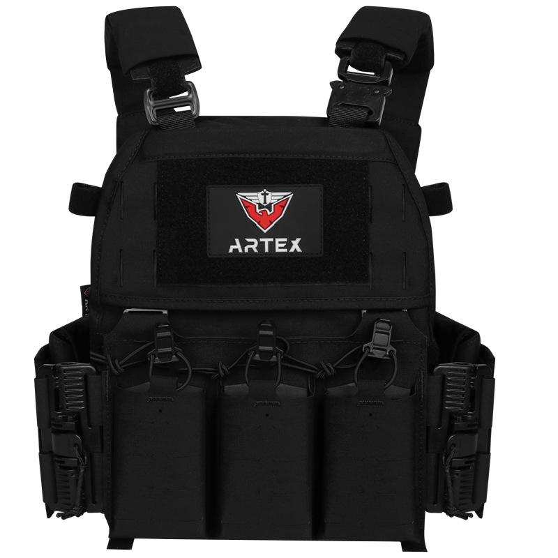Artex8315 chaleco táctico multifuncional al aire libre 500D nylon laser Quick desmontar molle chaleco impermeable y resistente al desgaste
