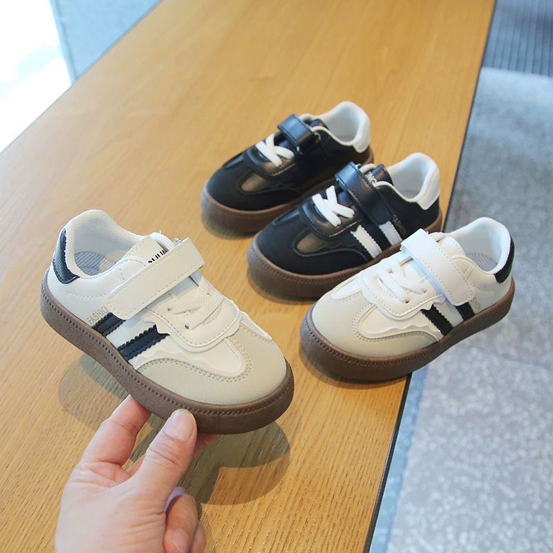 Детская обувь для моральной тренировки, весна-осень 2025, спортивная обувь для мальчиков, повседневные кроссовки, белые туфли для девочек, мягкая подошва, детские кроссовки в стиле Cortez