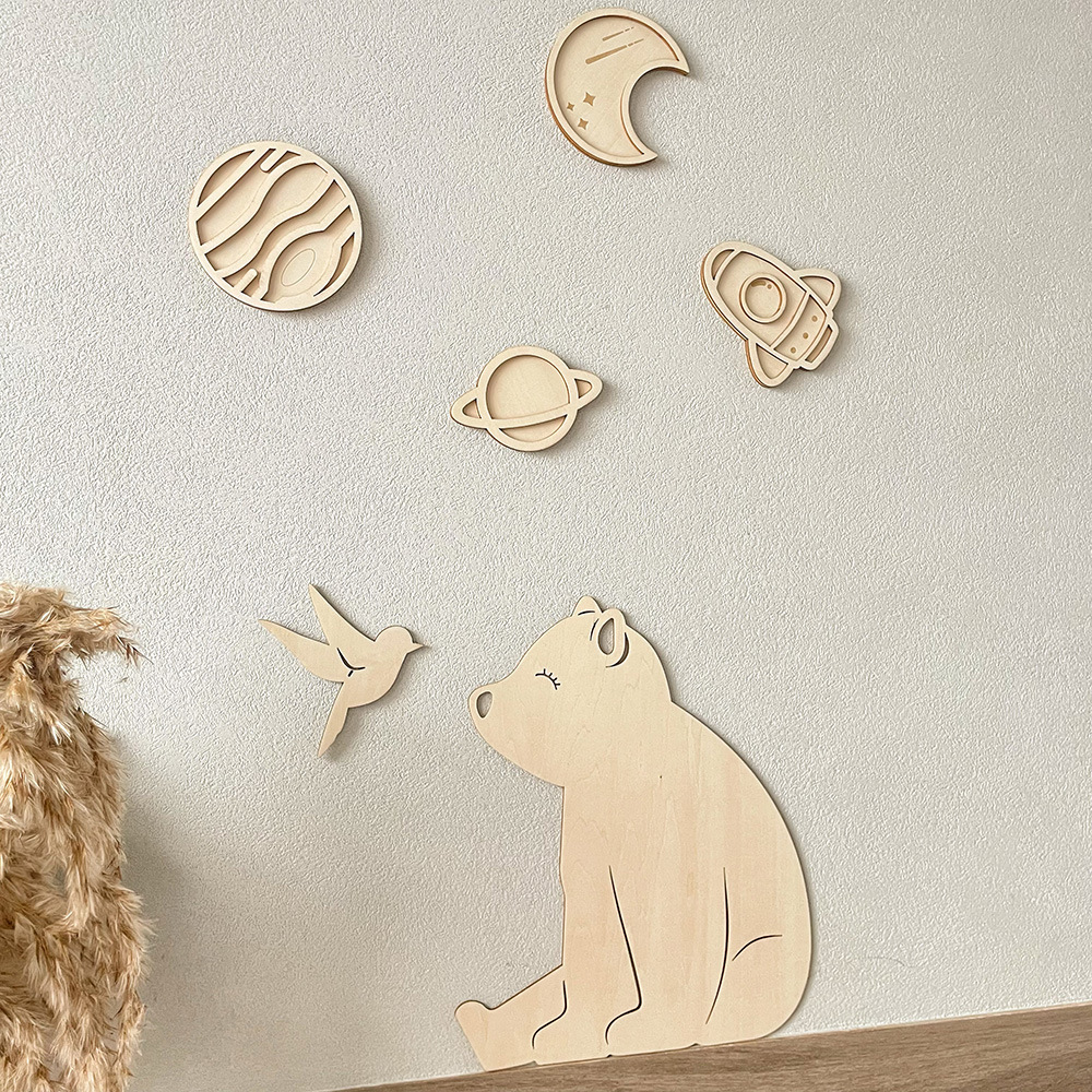 Ins decoración de pared de la habitación de los niños de estilo nórdico cosmos cielo estrellado diseño de la habitación temática pegatinas de pared decoración del hogar decoración de la pared