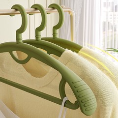 Household adult trousers rack, clothes rack, plastic clothes support, wholesale non-slip wide shoulder seamless clothing store clothes rack bold
