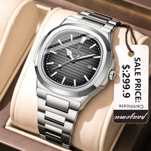 瑞士品牌男士手表超薄防水奢华时尚石英腕表直播外贸爆款一件代发