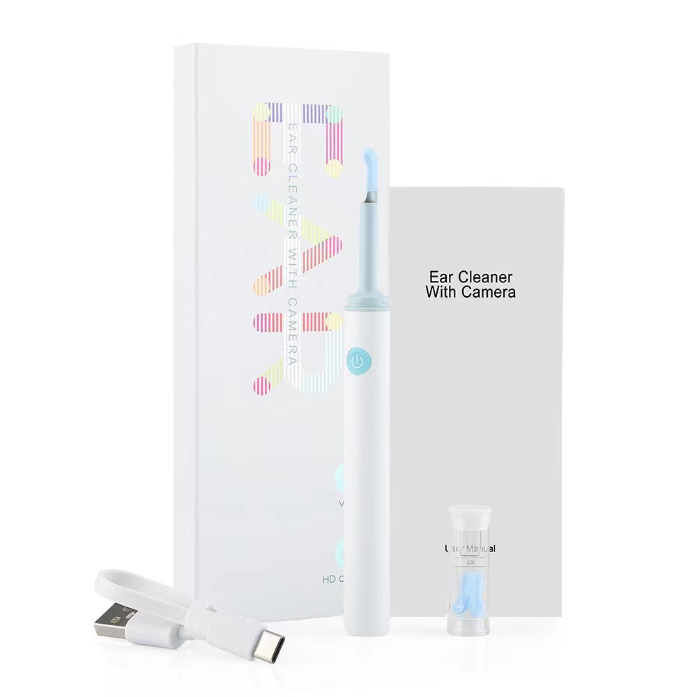 Visible cuchara auricular al por mayor endoscopio auricular transfronterizo amazon en el extranjero chatarra portátil