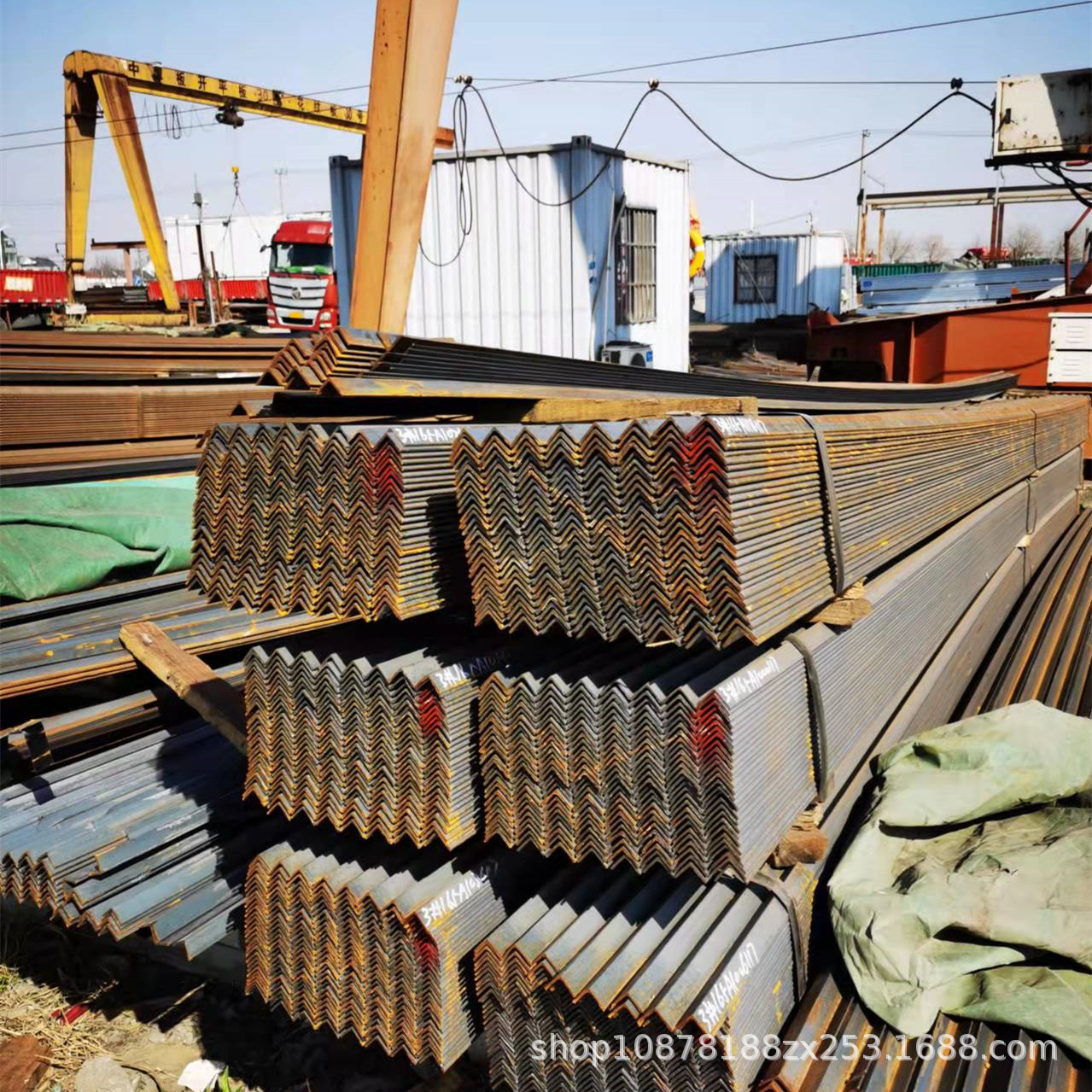 角钢钢材现货批发Q235B南宁等边角钢5号50*50热镀锌角铁冲孔加工