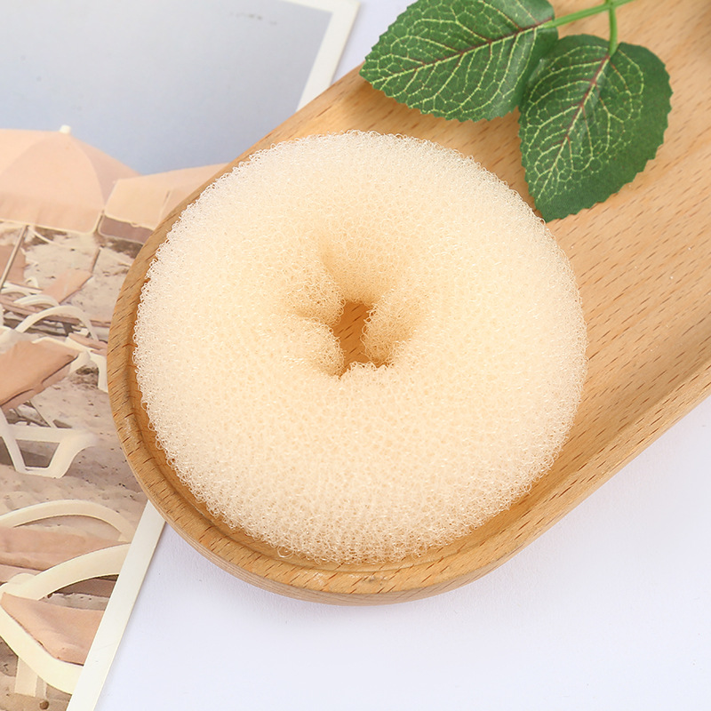 Meatball cabeza placa artefacto perezoso tejer donut pelo encaje francés simple bandeja esponjosa al por mayor