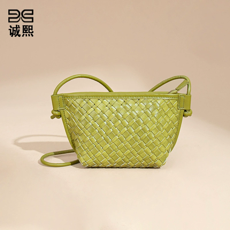 Summer small bag strap, cute basket handmade one shoulder