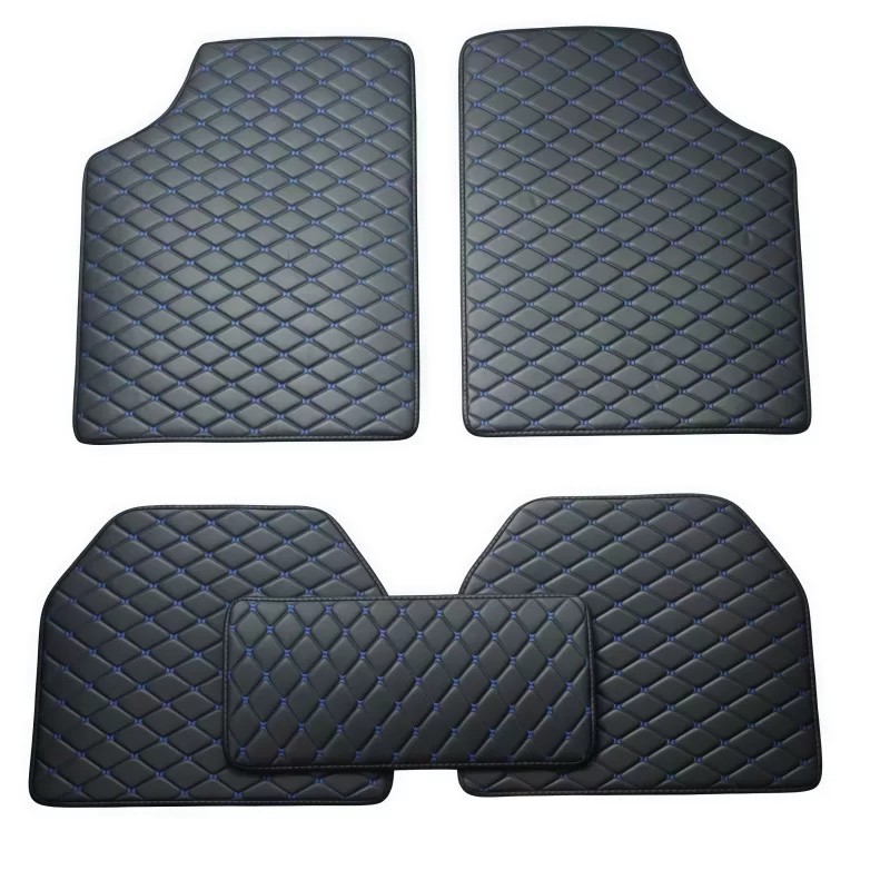 Amazon universal car floor mats five-piece set in leather style, cross-border manufacturer wholesale, dropshipping, foreign trade floor mats