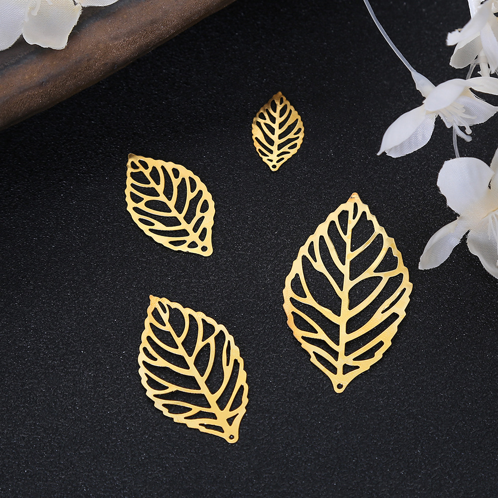 Jewelry Accessories Diy Hollow Iron Leaves Decorative Hairpin...