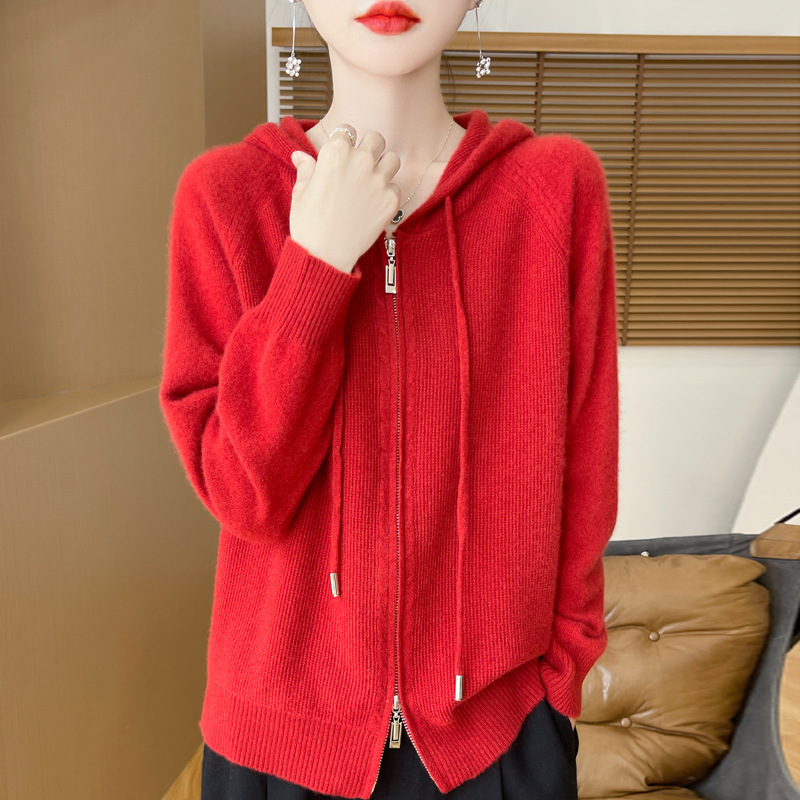 Woolen hoody