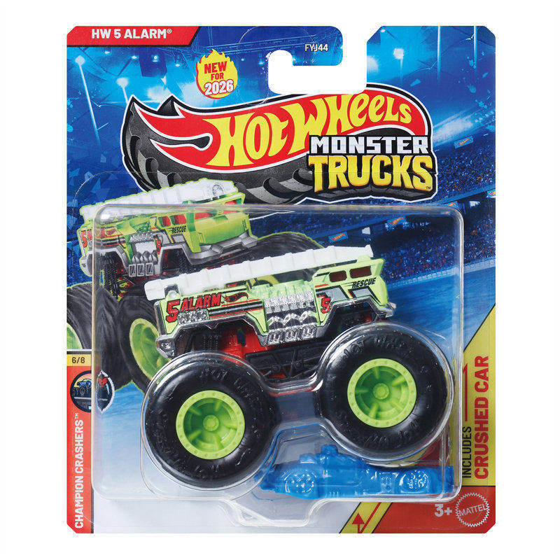 Monster truck, ladder, fire truck