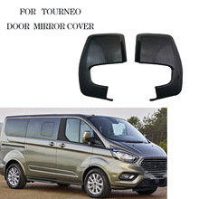 适用于福特途睿欧 Tourneo 碳纤维后视镜盖壳新全顺 V362倒车镜罩