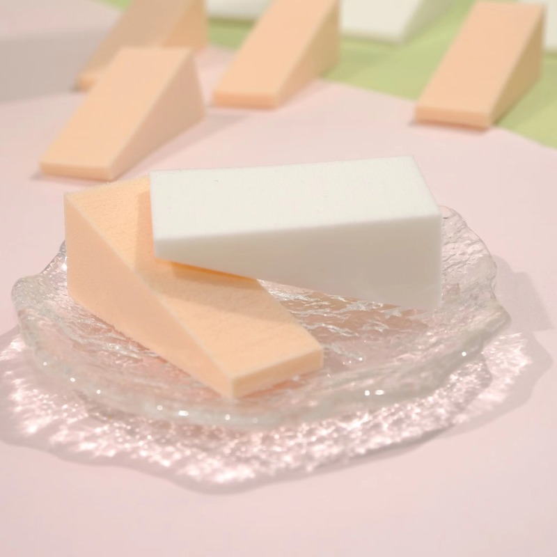 NR/sbr梯形乳胶粉扑干湿两用影楼化妆师用一次性美妆工具跨境批发|undefined