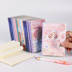 ゴムカバー本64kの美しいかわいい携帯ミニ学生ノートのソフトノートの卸売りスポット