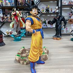 ドラゴンボールフィギュア夢悟空バックスティックフル塗装オフィスデスクトップ装飾品二次元アニメーションフィギュアモデル