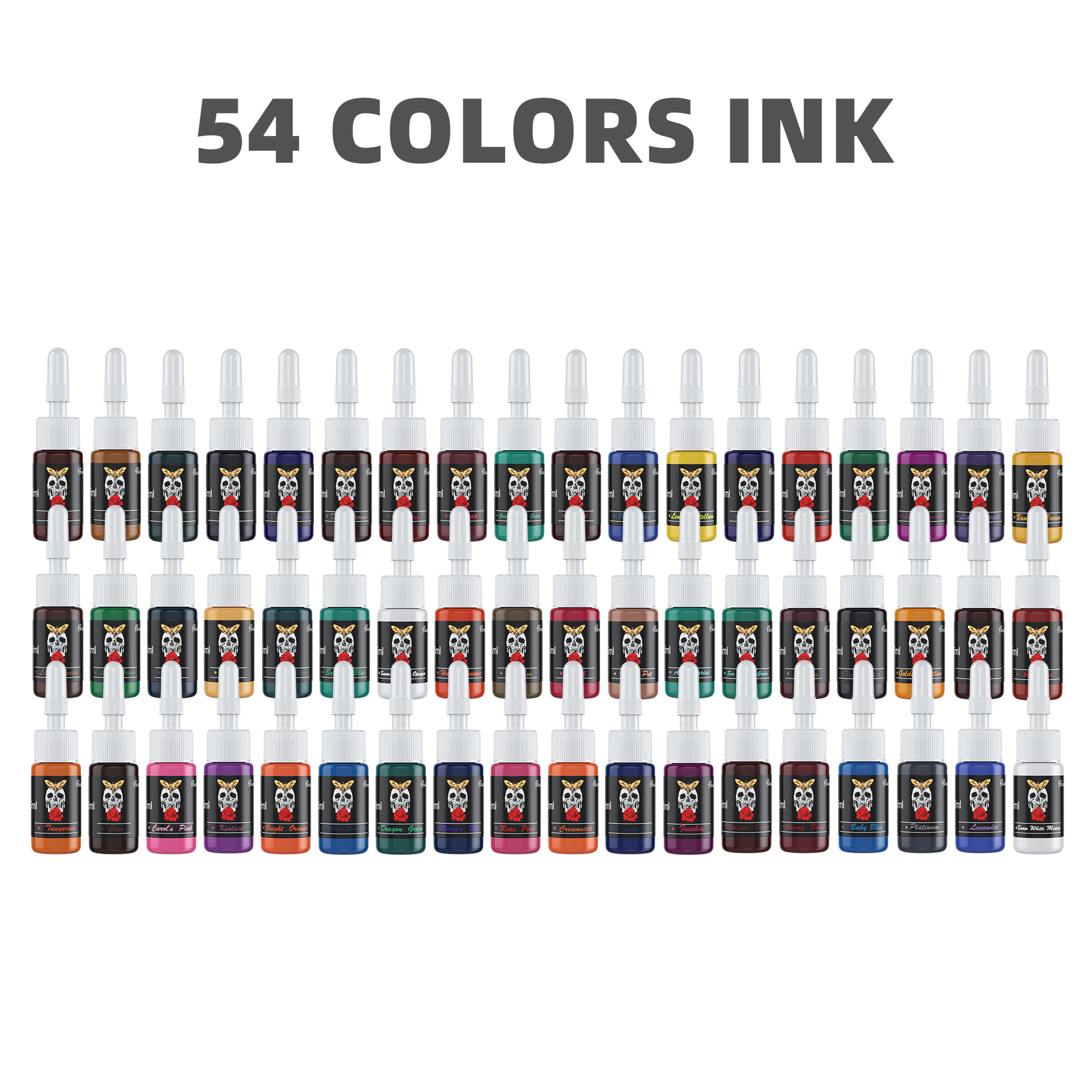 Fábrica al por mayor 5ml tatuaje pigmento tatuaje práctica pigmento tatuaje tinta tatuaje pigmento