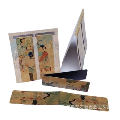 定制磁性书签 创意可爱卡通对折软磁书签 纸质书签印刷精美