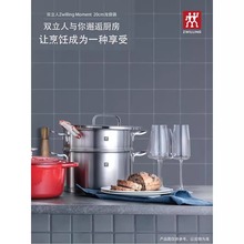 双立人 Zwilling Moment 浅烧锅 20cm 运输型包装ZW-C122家用炖锅