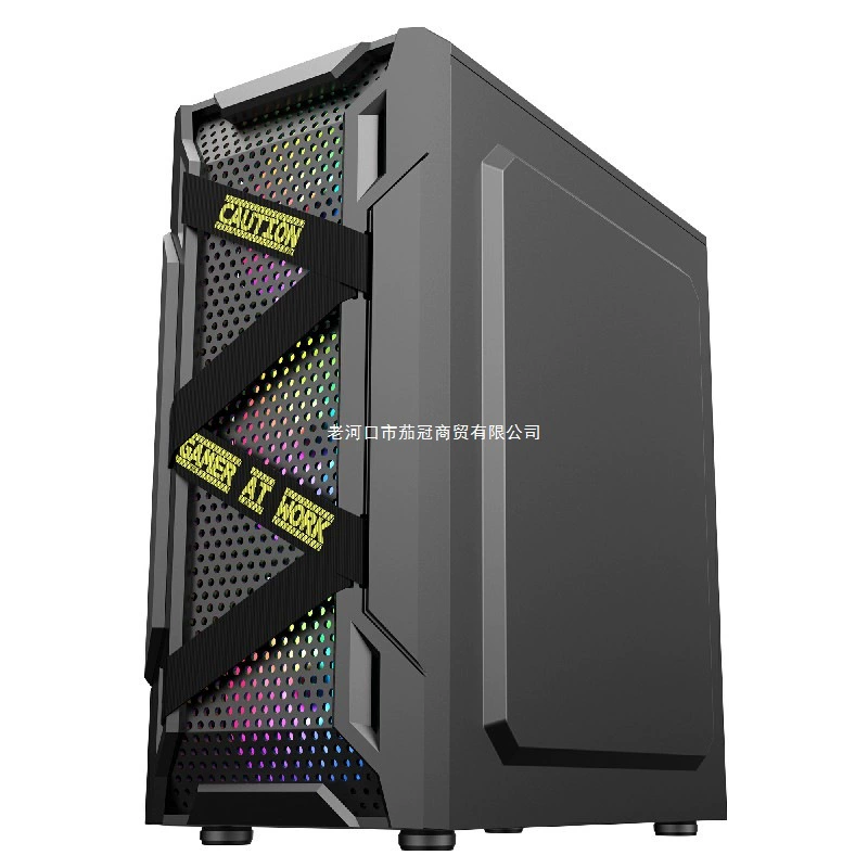 Корпус для компьютера ATX EVESKY Titan Pro, стенка из закаленного стекла, USB 3.0, поддерживает E-ATX/охлаждение 360 мм