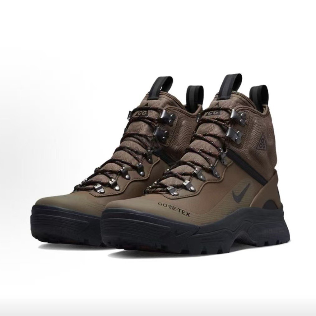 Pure Original High Version Nik Gtx Zhongbang Outdoor Functional Shoes Non-Slip Wear-Resistant Hiking Hiking Shoes Men's and Women's Acc High-Top Boots