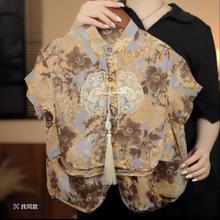 新款儿童国风套装夏季宝宝唐装汉服短袖七分裤两件套素雅休闲夏装