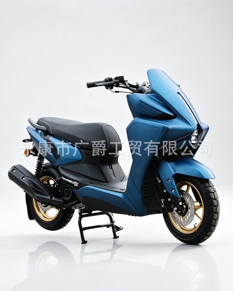 Cross-Border New Model 150Cc Scooter Fuel Vehicle Pdf Two-Wheeled Motorcycle Adult Off-Road Assistive Vehicle Factory Export