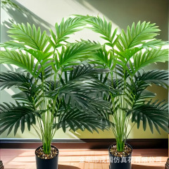 アマゾンの爆発シミュレーション緑植散尾葵人工ヤシ樹偽植物鉄葉室内盤植