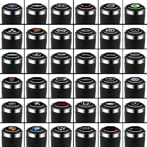Directly supplied from the manufacturer, one-click opening of car ashtray, personalized and creative, multi-functional LED with light interior supplies